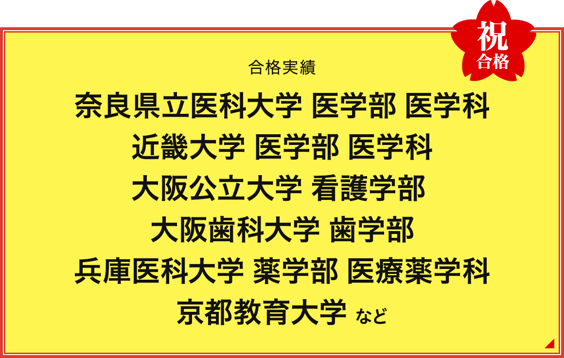 奈良県立医科大学 医学部 医学科 合格